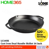 Lodge Cast Iron Dual Handle Skillet 14 Inch LC14SK