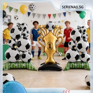 [seriena1.sg] 3Pcs Giant 59 Inch 38 Inch Self-Standing Soccer Balloons Soccer Ball Balloons for Birt