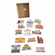 Miniature Wooden Building Wooden Toys