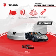 Automation Garage – Ferrari 488 Spider Silverling Car Cover
