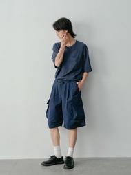 撒野 復古山系工裝大口袋短褲