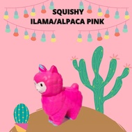 Squishy Pink Ilama Animal Slow Rising Toy