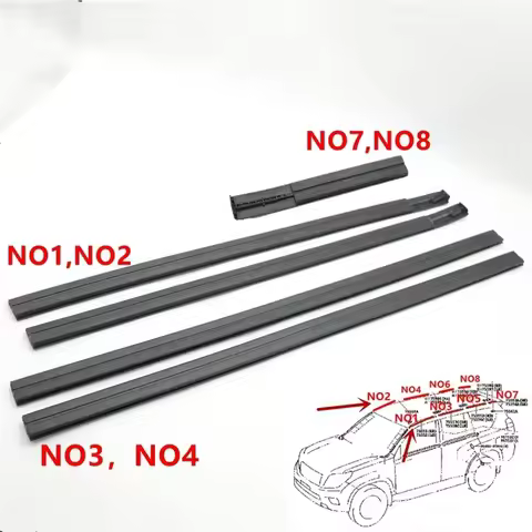 For Toyota Land Cruiser Prado LC150 FJ150 Car Roof Moulding Windshield Rubber Seal Strip For Lexus G