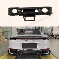 For Porsche 992 Carrera Rear Diffuser Lip Spoiler Dry Carbon Fiber Replacement