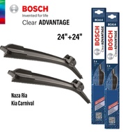 Bosch Clear Advantage Wiper - Size:24"+24" - Naza Ria/Kia Carnival (2PCS Set)