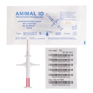 Terkecil UKI  Pet ID Microchip Syringe 1.4x8mm ISO11784/5 FDX-B HDX Animal Tag Injector IP67 Tiniest