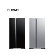 HITACHI 日立【 RS600PTW R-S600PTW 】595公升變頻琉璃對開冰箱