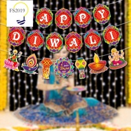 【Ready stock 】2024 New Diwali Party Decoration New Diwali Party Decoration Banner Happy Diwali Flag 