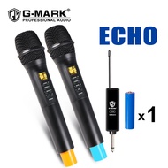 Wireless Microphone G-MARK X333 With ECHO Recording Handheld Lithium For Karaoke Show Square Party Church Kid