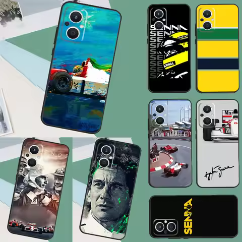 Ayrton Senna F1 Case For OPPO Reno 12F 12 13 11 F 8T 7 8 10 Pro OPPO Find X8 X6 Pro X3 X5 Lite Phone