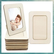 [uhktyltui.vn] 12PCS DIY Wood Picture Frames Standing Photo Frames For 4 X 6 In Photos,
