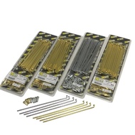 PROTAPER [ HEAVY SPOKE ] SPOKE SET CHROME / GOLD [ 155 161 163 180 184 ] X10