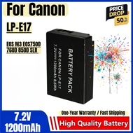 LP-E17 Battery 7.2V 1200mAh Rechargeable Batteries and Chargers for Canon EOS M3 EOS750D 760D 850D S