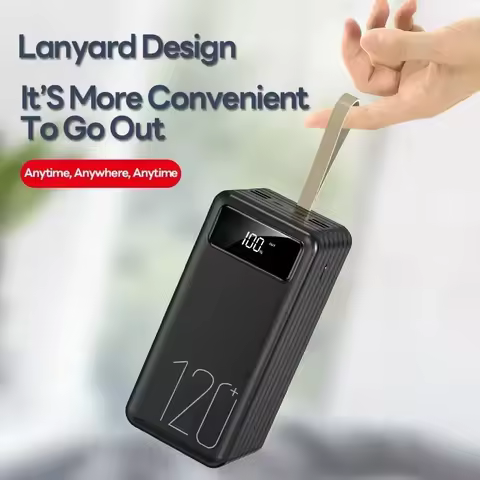 NEW 80000mAh Large Capacity Portable Charger 66W Ultra-Fast Charging External Battery Power Bank for