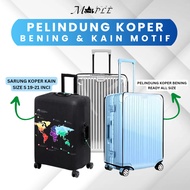 MAPLE COVER CLEAR WATERPROOF LUGGAGE PROTECTOR AND SUPER THICK CARTOON CLOTH LUGGAGE COVER PROTECTOR