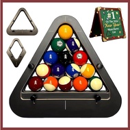 [DT] Professional Pool Ball Ra Adjustable 8 9-Ball Triangle For Tournament Play Heavy Duty Billiard 