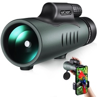 K&F Concept 12X50 BAK4 IP68 Waterproof Prism Monocular and Smartphone Adapter Kit Low Light Night Vi