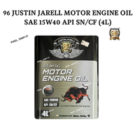 96 Justin Jarell Motor Engine Oil SAE 15W40 API SN/CF (4L)