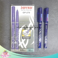 [PROMO] Pulpen / Pen Gel Joyko Shokyo Erasable GP-279 (Pen Hapus) 1 pack