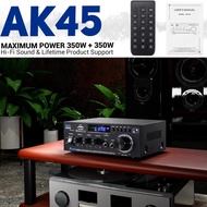 POWER Amplifier Bluetooth Karaoke Media player FM RADIO USB 2 Channel Remote - AK45 AK55