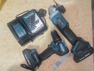 牧田 Makita 無刷電鑽、角磨機套裝18V