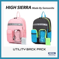 [HIGH SIERRA] Utility Kids Backpack tas Sekolah kanak Children Samsonite Korea Camping Mini Backpack [Shoulder protection comfortable Primary School Bag]