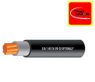 THAI UNION สายไฟCV 1x10 รุ่น 0.6/1 kV 90°C CV 1 Core เบอร์10 ยี่ห้อ ไทยยูเนี่ยน 40เมตร A1 ของมีพร้อม