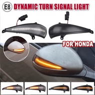 2pcs Dynamic Blinker For Honda Civic 8th MK8 Hatchback 3D 5D FN FK 1 2 3 LED Turn Signal Light Side 