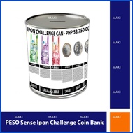 ✢ ۩ ⇦ Peso sense ipon challenge coin bank peso coins ipon challenge savings challenge fund box alka