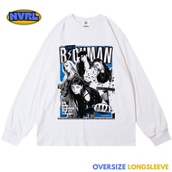 NVRL MERCH Oversized longsleeve aespa richman vintage tee