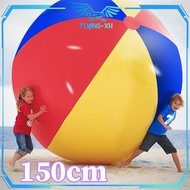 150cm Giant Beach Ball Inflatable Jumbo Beach Ball Colorful Swimming Ball Inflatable Beach Ball