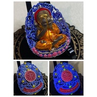 🇹🇭泰国佛牌【💯原庙恭请正品｜荧光夜光版必达掩面佛】Glow In Dark Phra Pidta Lp Toh Wat Thamsingto Thong Thailand Amulet Pita P