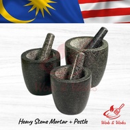 Heavy Stone Mortar + Pestle Heavy Stone Mortar + Pestle