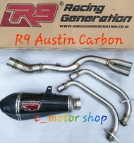 ~ Knalpot R9 Austin Titanium Series Ninja 250fi Z250 R25 Knalpot