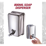 800ML 304 STAINLESS STEEL PUMP SOAP DISPENSER
