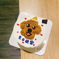 寵物繪圖 狗狗 客製化蛋糕 客製化 生日蛋糕 生日禮物 蛋糕 禮物