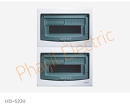 Haco HD-S238 ตู้สำหรับ-MCB-แบบตัดลอย-กล่องพลาสติก-กล่องเหล็ก-haco-HD-S238 MCB Consumer Units-Surfacs
