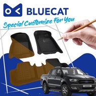 Bluecat 5D Carpet Ford Ranger Ford Raptor (2011-2023) Car Floor Mat / Leather Carpet