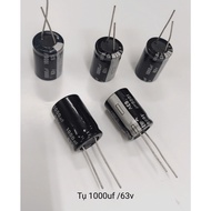 Combo of 5 capacitors 1000uF/63v