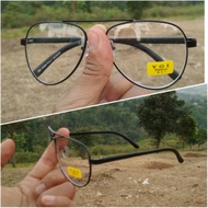 Aviator glasses black frameBENING