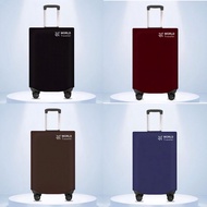 MERAH Suitcase Cover Protective Cover Black Brown Navy Maroon 20" 22" 24" 26" 28" Woven Fabric Mater