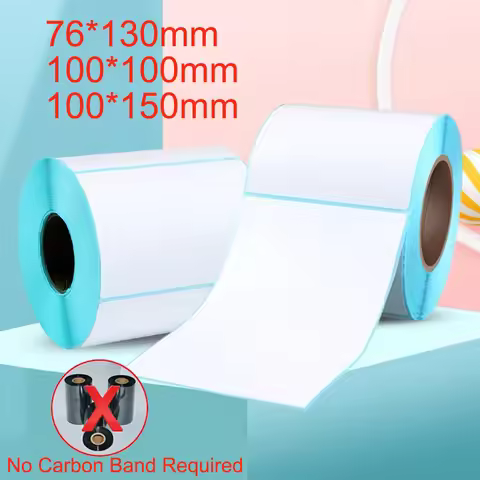 100x100mm/100x150mm/76x130mm Thermal Paper for Printer Thermal Shipping Label Shipping Barcode Stick