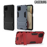 Galaxy A12 5G SM-125F CASEBURG Hybrid S Case 座枱支架 雙物料四邊全包防撞 手機殼 手機套 4833A