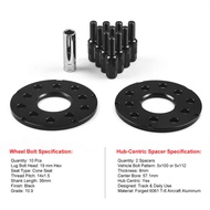 8mm Wheel Spacer Adapters PCD 5x100 5x112 CB 57.1MM and M14*1.5 BALL BOLTS VW For Audi Car Auto Pro