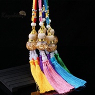 Kayaktion Gold Leaf Bottom Gourd Pendant Car Gourd Pendant Car Double Spike Gourd Pendant Beautiful 