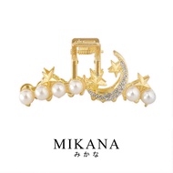 mikana ♒Mikana Getsumei Metal Hair Clamp Hair Pin Tie Clip Ribbon Accessories For Women Scrunchies P