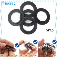 TEASG 5Pcs Strainer Plug Washer, Rubber Seal Franke Fitting Basket Strainer Plug Gasket, Useful Repl