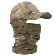 [Tactical Cap] Military Fan Tactical Camouflage Headgear Set Outdoor Cycling Fishing Sunscreen Breat