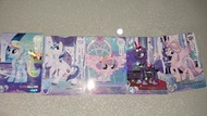 My Little Pony SSR Cards - Rainbow Dash, Rarity, Princess Luna