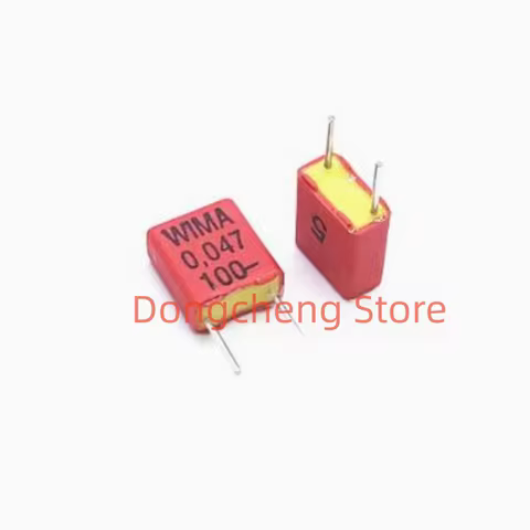 10PCS/30PCS/50PCS/Lot WIMA MKP2 100V 0.047UF 47nJ100 100v0.047UF foil film capacitor 47nF 473 Foot d